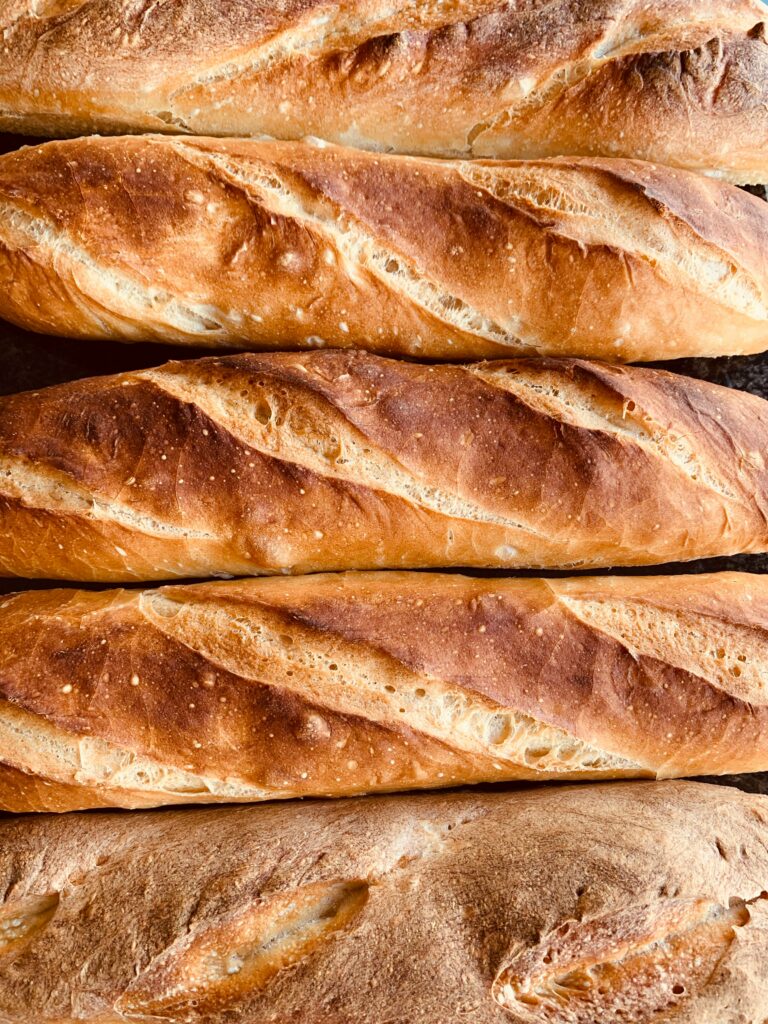 between the baguettes
